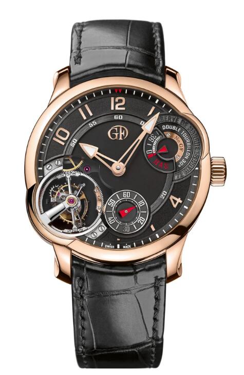 Greubel Forsey Double Tourbillon 30 Asymetrique Red Gold Anthracite Dial replica watch